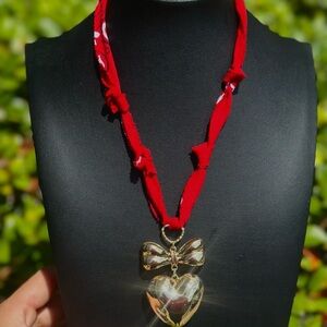 Handmade Scarf Tie Necklace